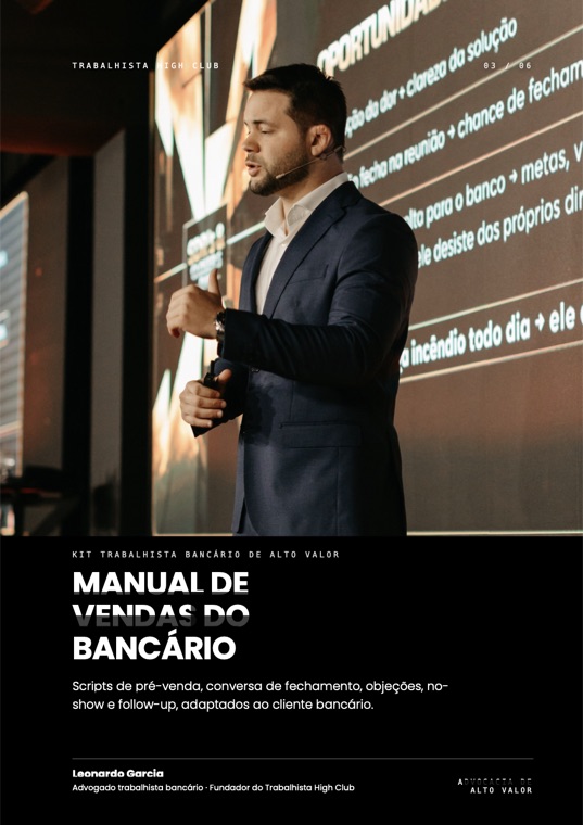Manual de Vendas do Bancário